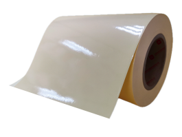 100mic clear PET/hotmelt adhesive/140g yellow PEK