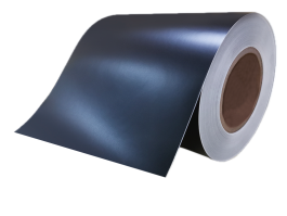 80mic Matt black PVC/water adhesive/140g white PEK liner